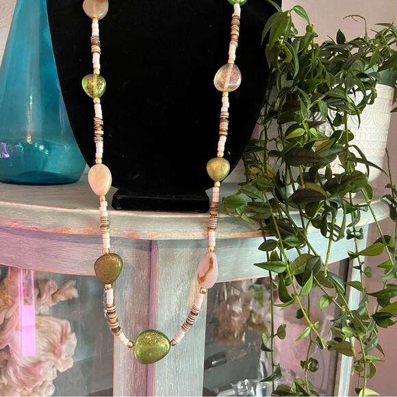 Chico’s Beaded Long Necklace - Picture 3 of 8